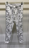 Distressed Camouflage Crinkle Joggers
