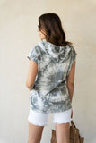 Peace and Love Tie Dye Sleeveless Pullover Top